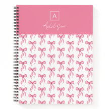 Personalisiertes Monogramm rosa Muster