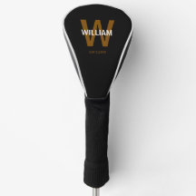 Personalisiertes Monogramm schwarz &weiß