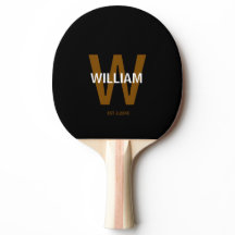 Personalisiertes Monogramm schwarz & weiß