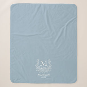 Personalisiertes Monogramm Sherpadecke