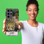 Personalisiertes Monogramm Sukkulärer Garten Ozean Samsung Galaxy Hülle<br><div class="desc">Original Fotografie von Ann Jenkins. Ich nahm dieses Foto,  während ich die wunderschöne Stadt am Ozean,  Kalifornien,  besuchte. Die Geschäfte rund um den Pier wurden mit schönen großen und üppigen sukkulenten Gärten geschmückt. Machen Sie einen Spaziergang durch die Stadt,  um die ganze Schönheit zu sehen.</div>