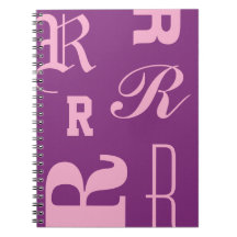 Personalisiertes Monogramm, Typografie-Initialen, 