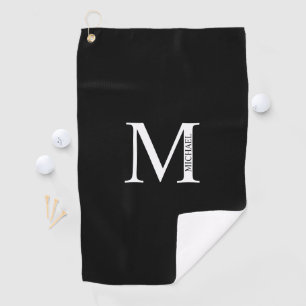Personalisiertes Monogramm und Golftücher benennen Golfhandtuch