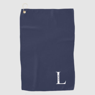 Personalisiertes Monogramm und Golftücher benennen Golfhandtuch