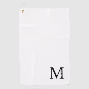 Personalisiertes Monogramm und Golftücher benennen Golfhandtuch