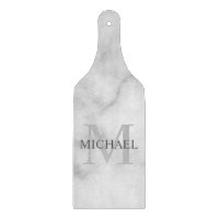 Personalisiertes Monogramm und Name aus klarem wei