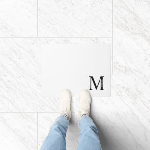 Personalisiertes Monogramm und Name Doormat Fußmatte