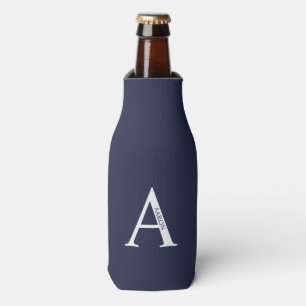Personalisiertes Monogramm und Name Flasche Cooler Flaschenkühler