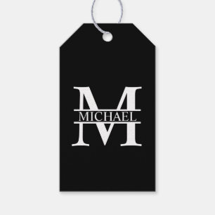 Personalisiertes Monogramm und Name Geschenkanhänger