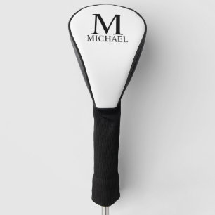 Personalisiertes Monogramm und Name Golf Headcover
