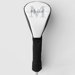Personalisiertes Monogramm und Name Golf Headcover