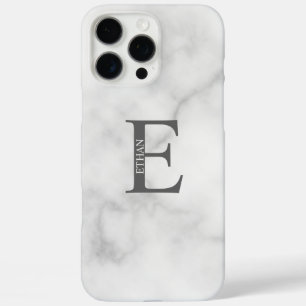 Personalisiertes Monogramm und Name iPhone 16 Pro Max Hülle