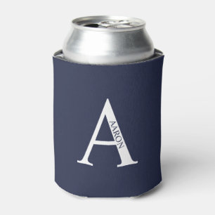 Personalisiertes Monogramm und Name kann gefärbt w Dosenkühler