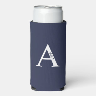 Personalisiertes Monogramm und Name kann gefärbt w Selters Dosenkühler
