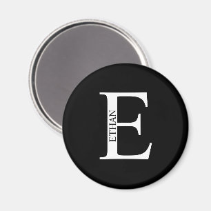 Personalisiertes Monogramm und Name-Magnet Magnet