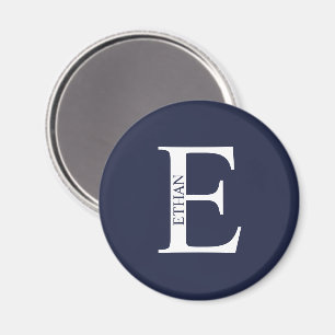 Personalisiertes Monogramm und Name-Magnet Magnet