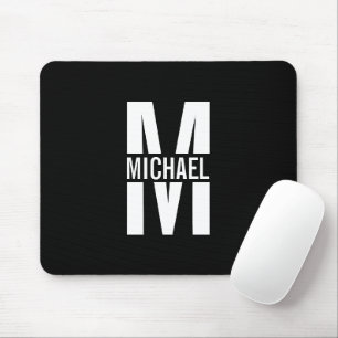 Personalisiertes Monogramm und Name Maus-Pad Mousepad