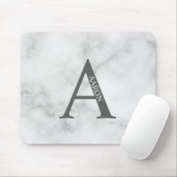 Personalisiertes Monogramm und Name Maus-Pad