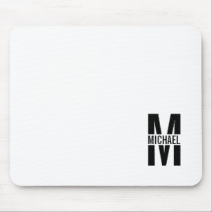 Personalisiertes Monogramm und Name Maus-Pad Mousepad