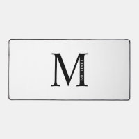 Personalisiertes Monogramm und Name Maus-Pad