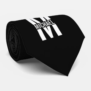 Personalisiertes Monogramm und Name Neck Tie Krawatte