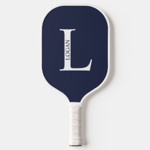 Personalisiertes Monogramm und Name Pickleball Schläger