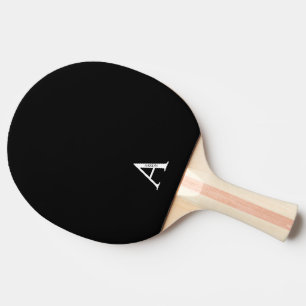 Personalisiertes Monogramm und Name Ping Pong Padd Tischtennis Schläger