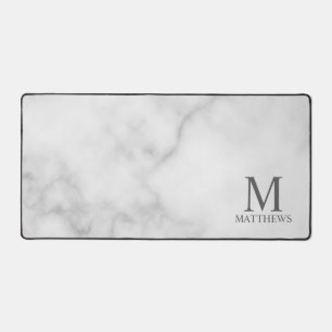 Personalisiertes Monogramm und Name Schreibtischunterlage