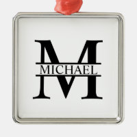 Personalisiertes Monogramm und Name