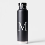 Personalisiertes Monogramm und Name Trinkflasche<br><div class="desc">Personalisiert Monogram und Name Gift bieten personalisierte Monogramm und Namen im klassischen Serif-Schriftart-Stil.</div>