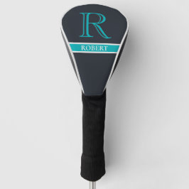 Personalisiertes Monogramm und Name - Unendlichkei Golf Headcover