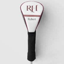 Personalisiertes Monogramm und Name Weißes Graues