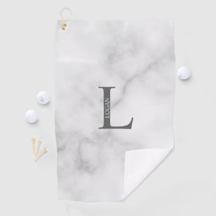 Personalisiertes Monogramm und Namens-Golftuch Golfhandtuch