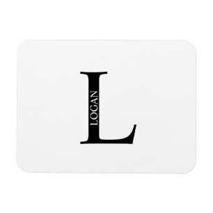 Personalisiertes Monogramm und Namensmagnet Magnet