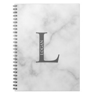 Personalisiertes Monogramm- und Namensnotizbuch Notizblock