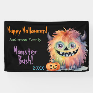 Personalisiertes Monster-Bash-Halloween-Party Banner