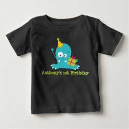 Personalisiertes Monster Erster Geburtstag T Shirt