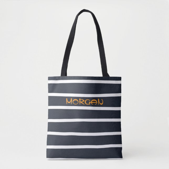 Personalisiertes "MORGAN" Abstrakte Pasteldesign Tasche (Vorderseite)