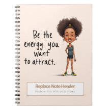 Personalisiertes Motivationsnotizbuch