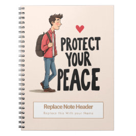 Personalisiertes Motivationsnotizbuch Notizblock
