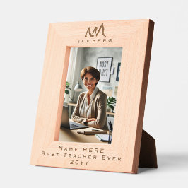 Personalisiertes Motivierend Abstraktes Iceberg Ar Geätzte Rahmen