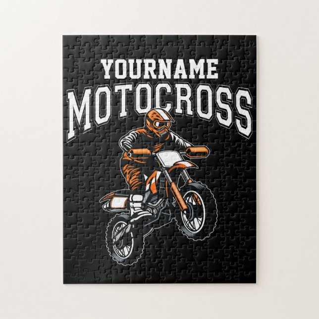 Personalisiertes Motocross Dirt Bike Racing (Vertikal)