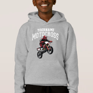 Personalisiertes Motocross Dirt Bike Racing Hoodie