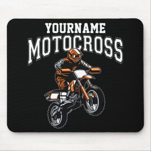Personalisiertes Motocross Dirt Bike Racing  Mousepad