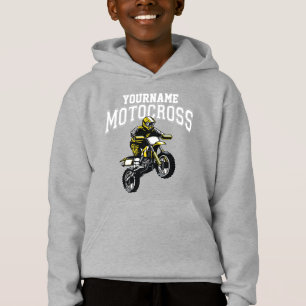 Personalisiertes Motocross Dirt Bike Rider Racing  Hoodie