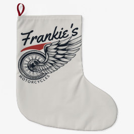 Personalisiertes Motorrad-Fliegerradgeschäft Großer Weihnachtsstrumpf