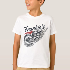 Personalisiertes Motorrad-Fliegerradgeschäft T-Shirt