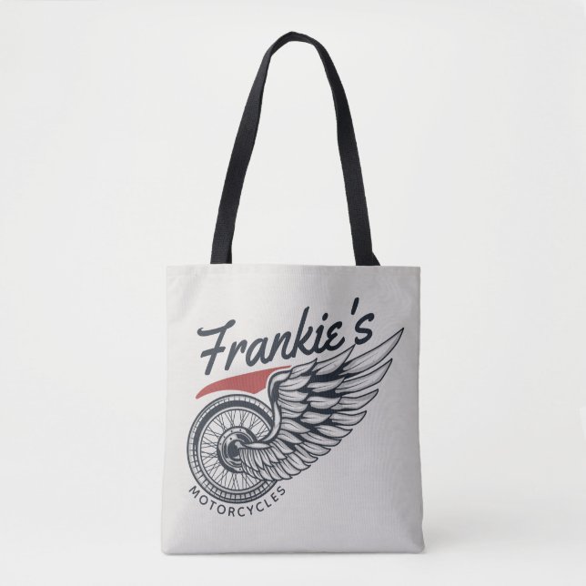 Personalisiertes Motorrad-Fliegerradgeschäft Tasche (Vorderseite)