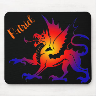 Personalisiertes Mousepad für Stammfarbdrache