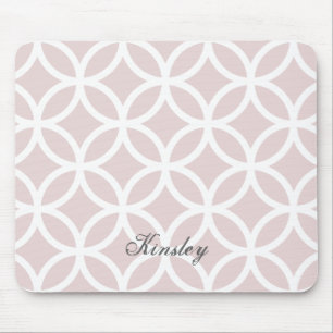 Personalisiertes Mousepad mit rosa Diamantmuster